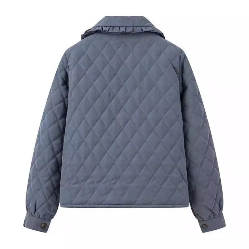 Damen - Steppjacke - Großer Kragen - Bequeme und stylische Outdoor-Bekleidung für jede Jahreszeit