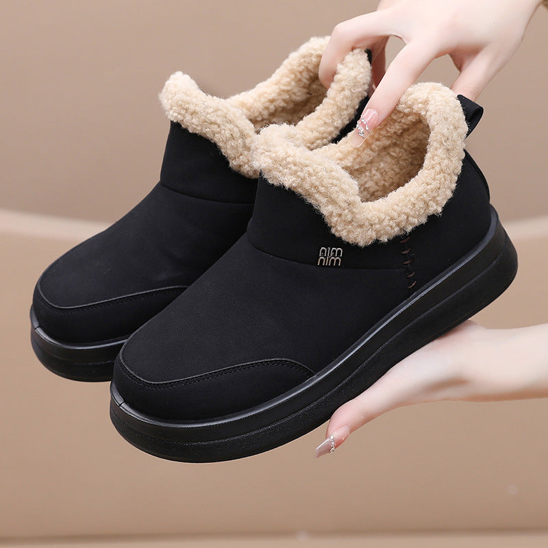 Damen - Winterstiefel - Gefüttert mit Lammfell - Ideal für kalte Tage und stilvollen Komfort