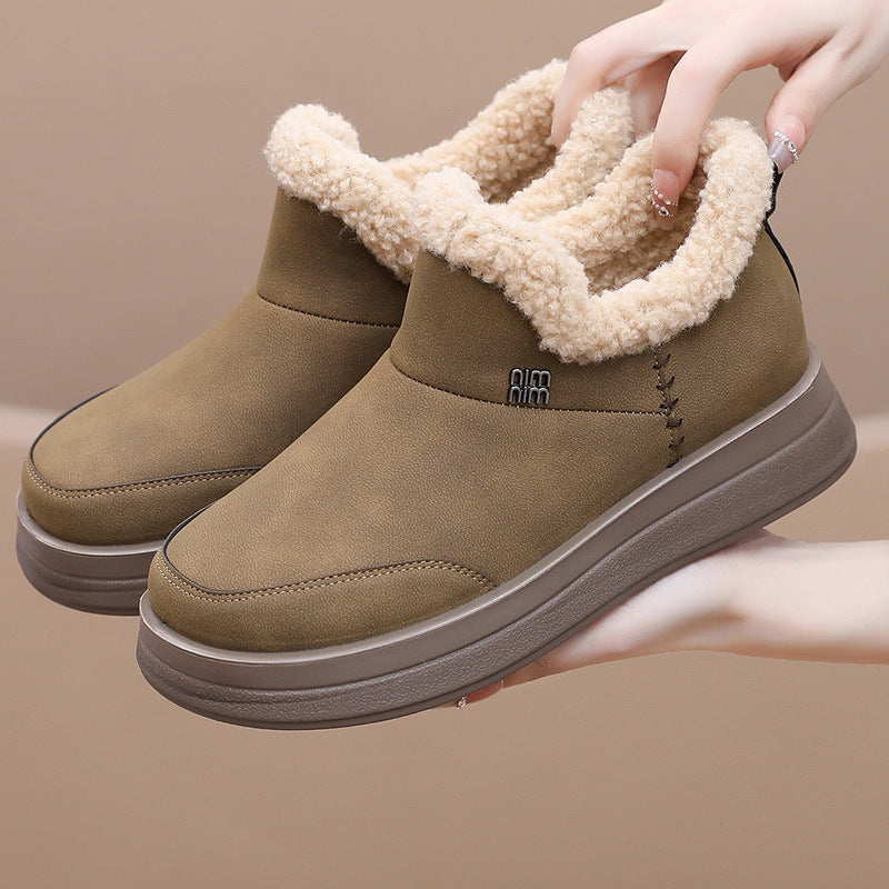 Damen - Winterstiefel - Gefüttert mit Lammfell - Ideal für kalte Tage und stilvollen Komfort