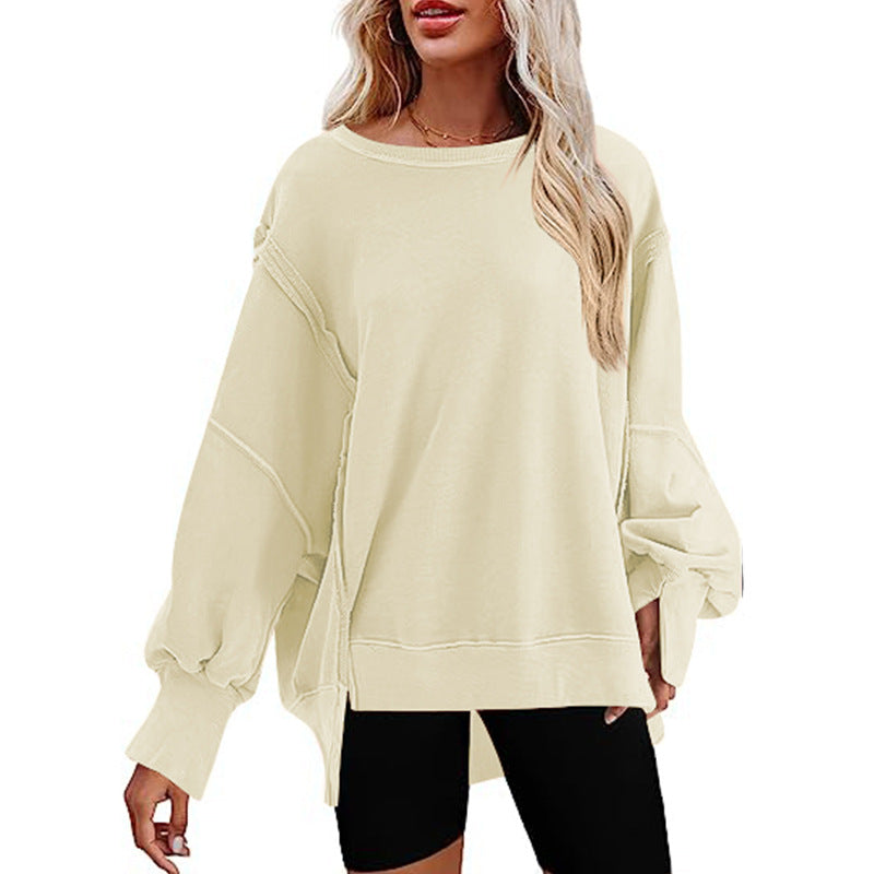 Damen - Sweatshirt - Übergröße - Weicher Stoff - Lässiger Stil für Komfort und Freizeit