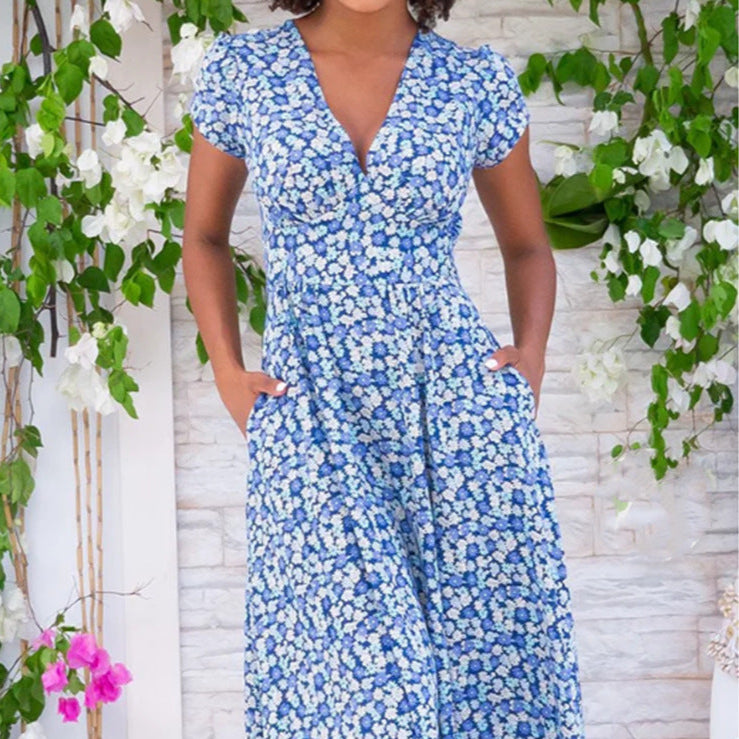 Damen - Midikleid mit Knopfleiste - Hochwertiger Stoff - Bequem und stilvoll für den Alltagslook