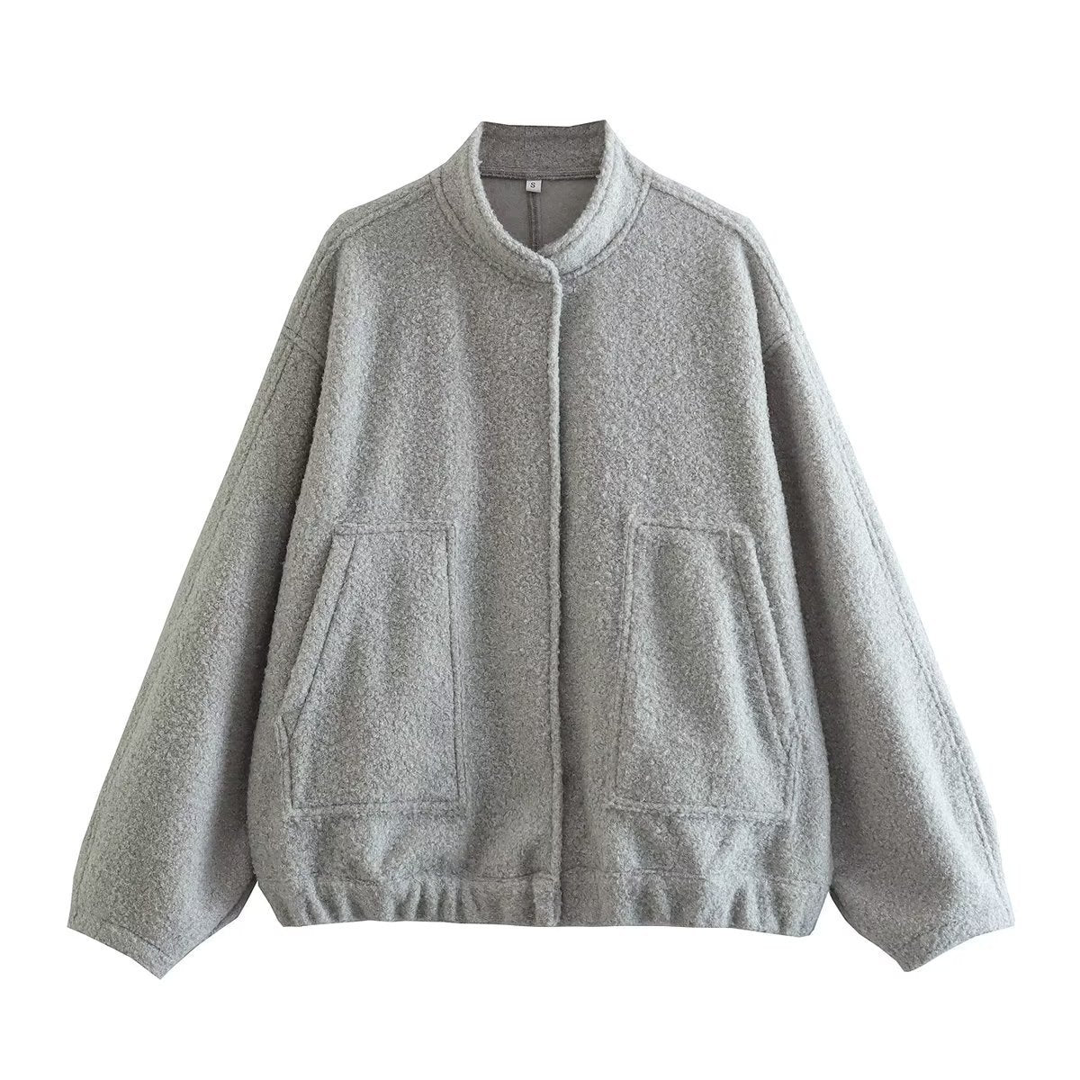 Damen - Lässige Übergrößen Jacke - Weich Stoff für ultimativen Komfort - Stylische Outfits