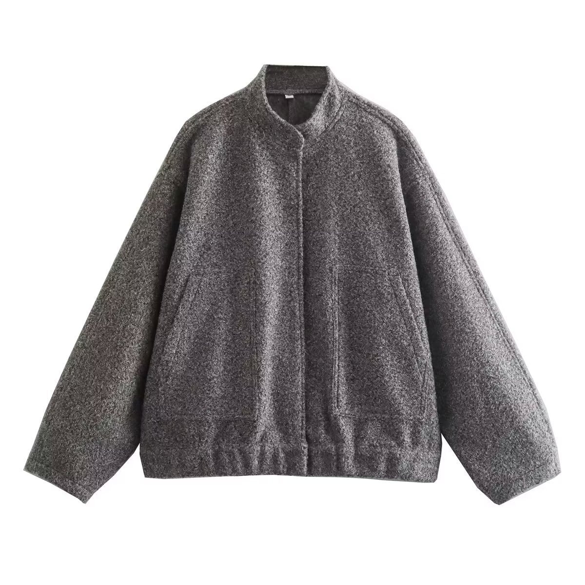Damen - Lässige Übergrößen Jacke - Weich Stoff für ultimativen Komfort - Stylische Outfits
