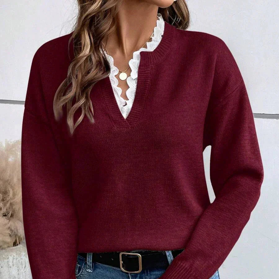 Damen - Bluse - Französischem Kragen - Atmungsaktivem Material Eleganter Stil für jeden Anlass