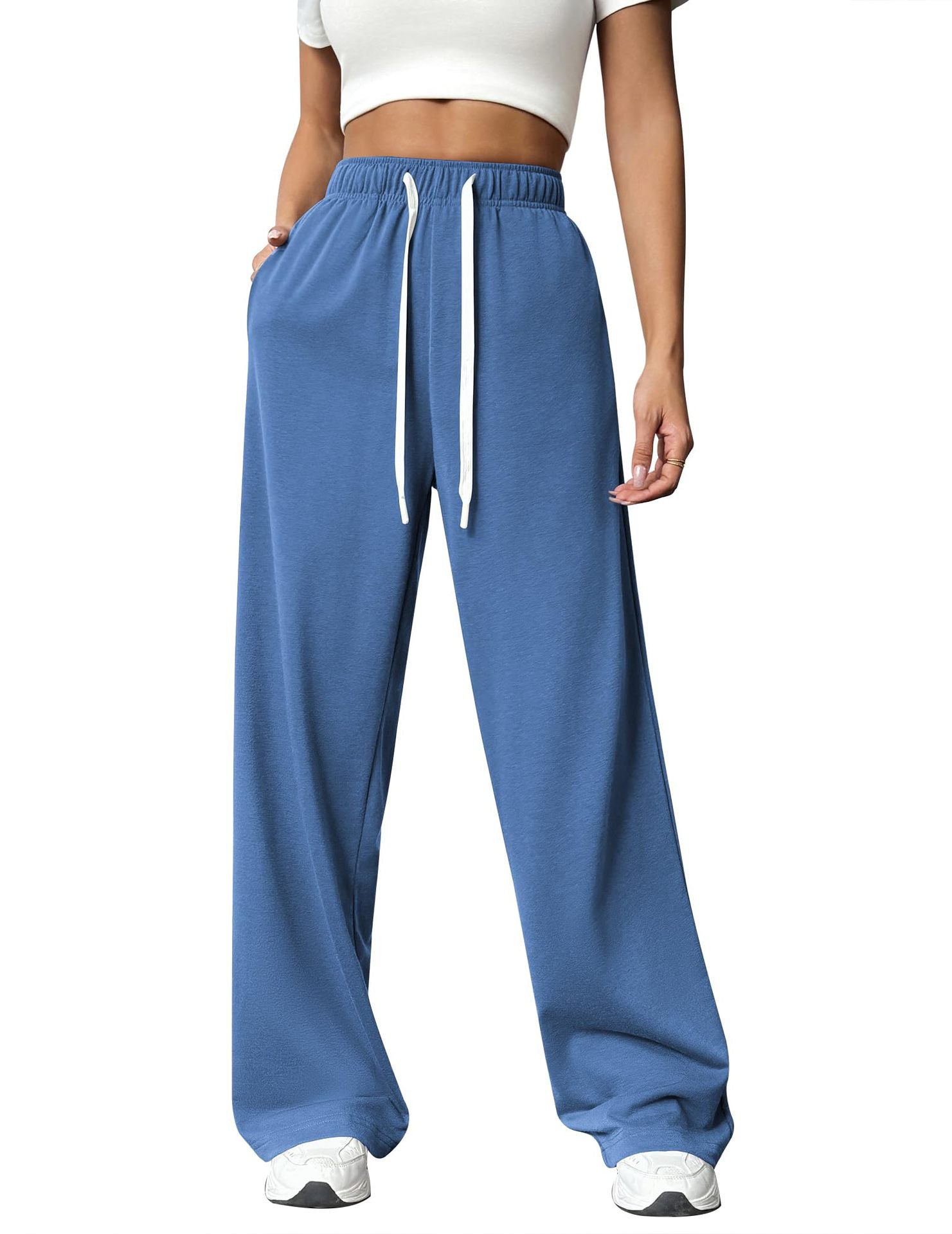 Damen - Jogginghosen mit Taschen - Locker geschnittene - Bequeme Freizeitmode für jeden Anlass