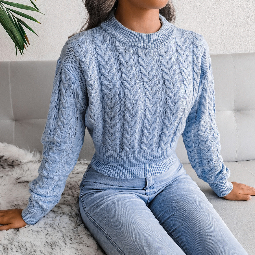 Damen - Moderner Strickpulli - Taillierte Passform - Stilvoller Komfort für jede Gelegenheit