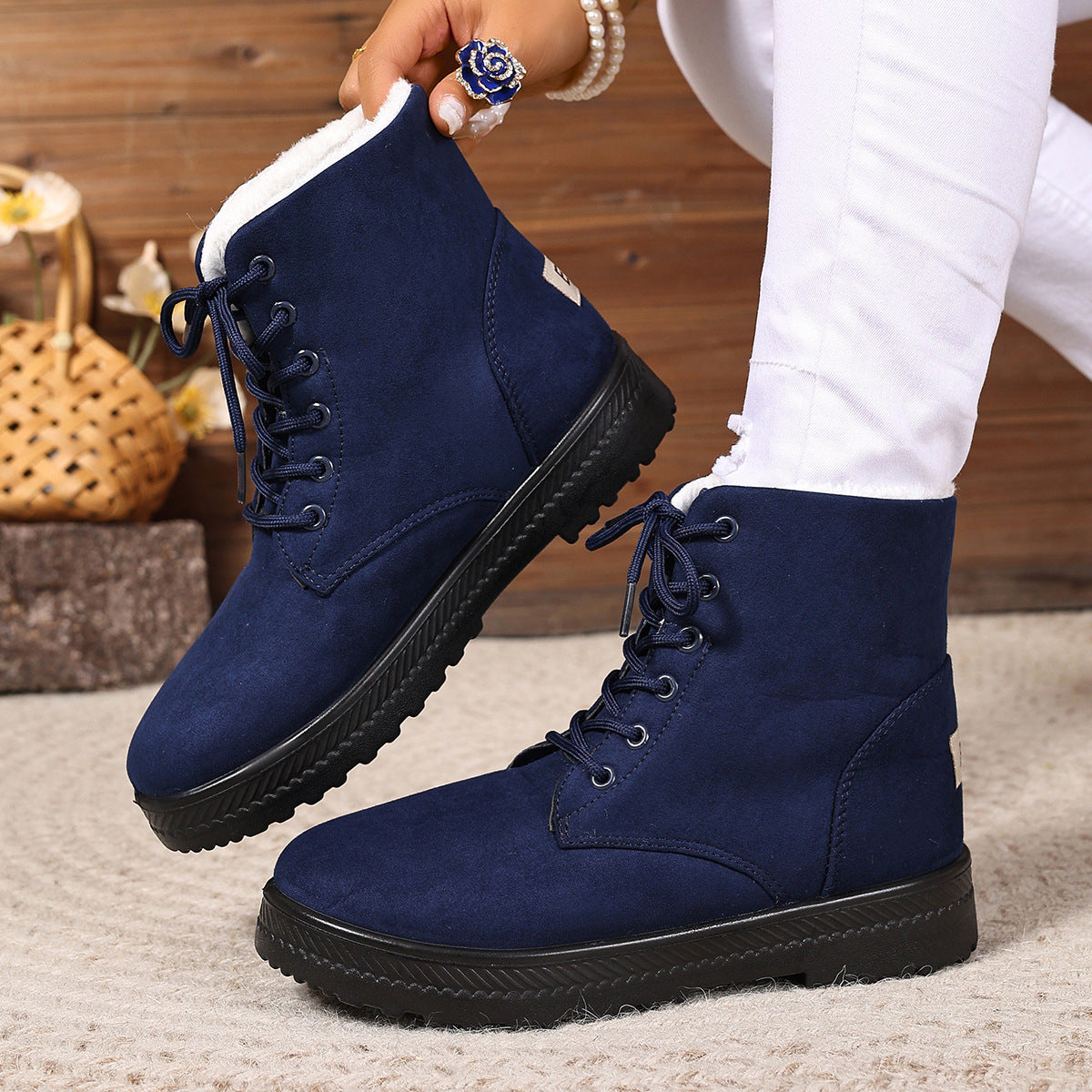 Damen - Winterstiefel - Warm gefüttert - Bequemer Schuh für kalte Tage