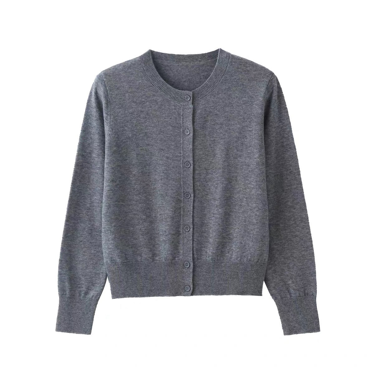 Damen - Elegante Strickjacke - Feinen Knöpfen - Stilvoller Look für jeden Anlass