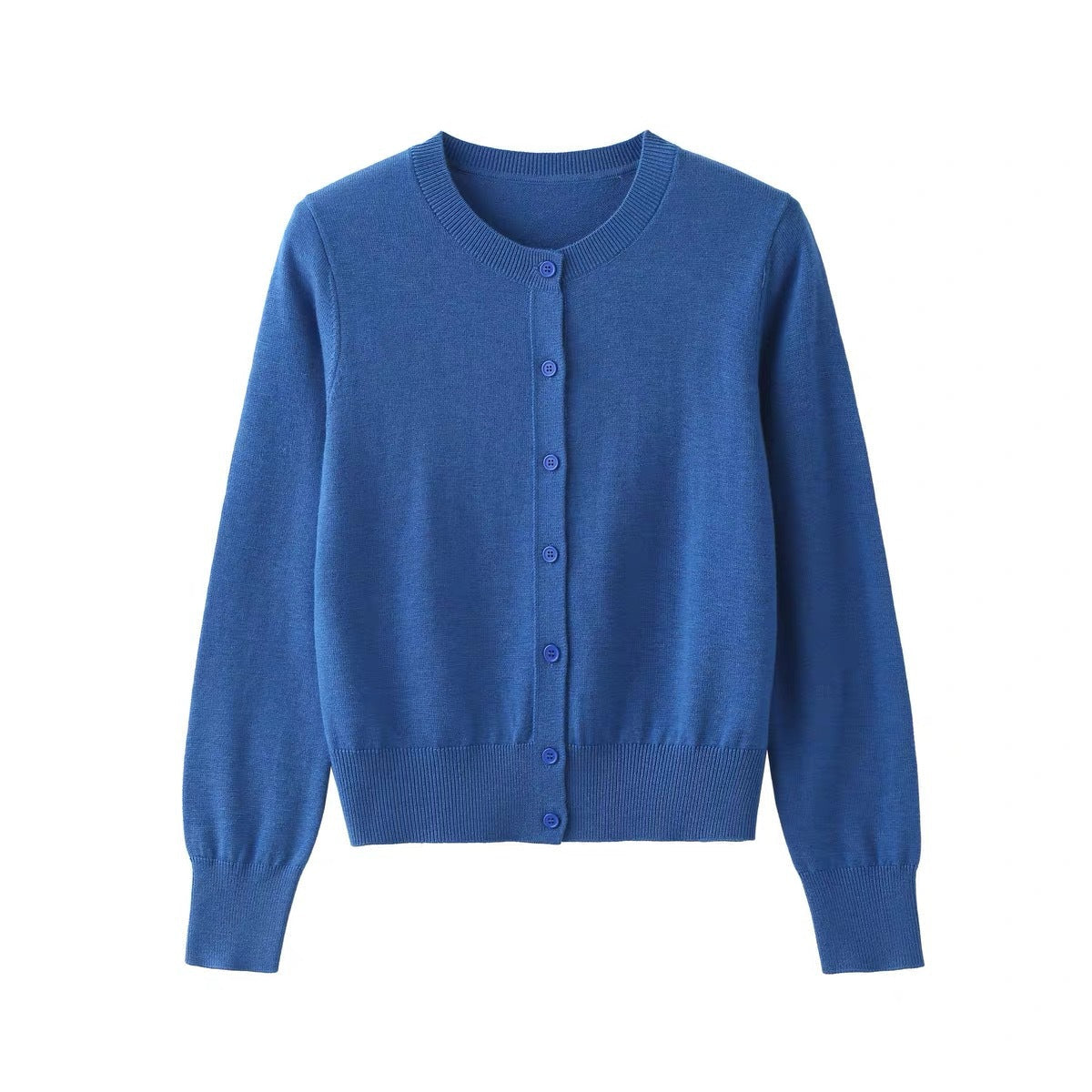 Damen - Elegante Strickjacke - Feinen Knöpfen - Stilvoller Look für jeden Anlass