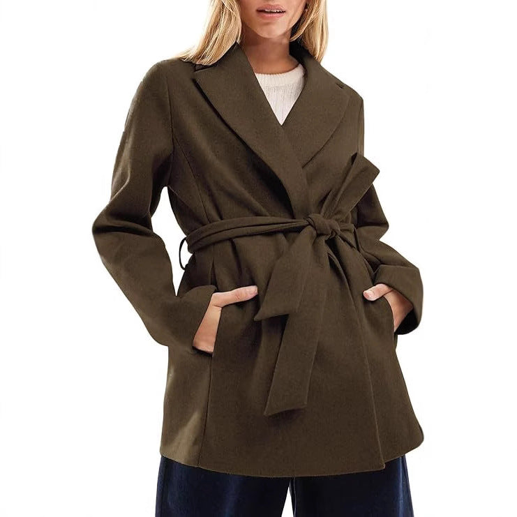 Damen - Wickeljacke - Weichem stoff - Bequeme Passform - Stilvoll und vielseitig