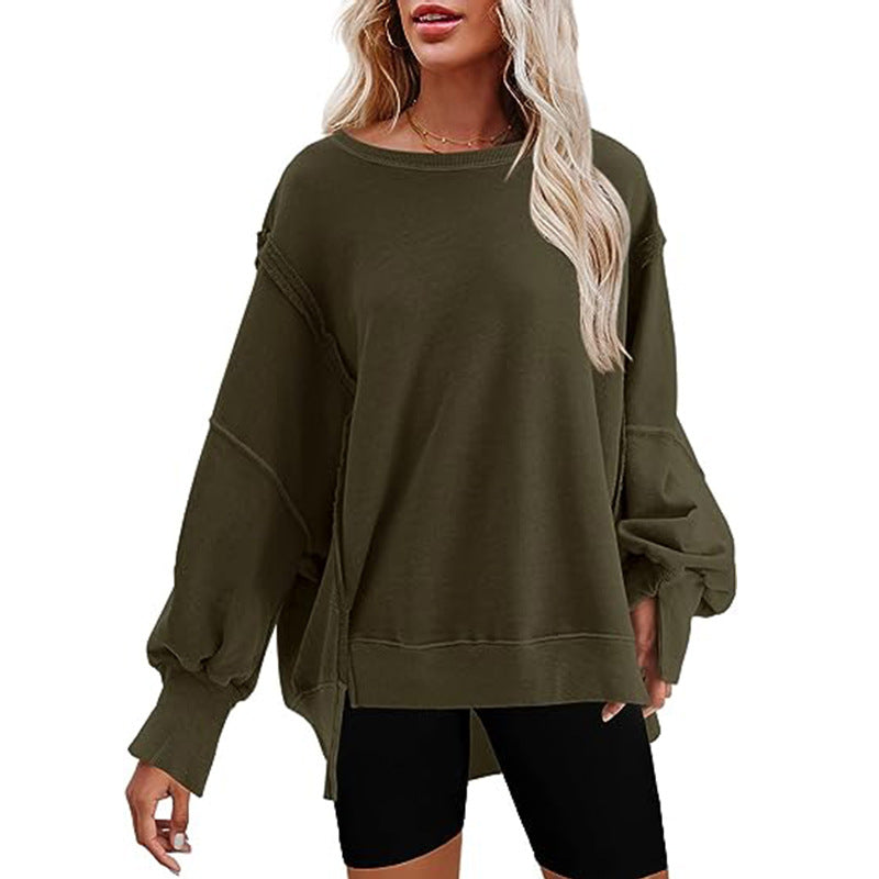 Damen - Sweatshirt - Übergröße - Weicher Stoff - Lässiger Stil für Komfort und Freizeit