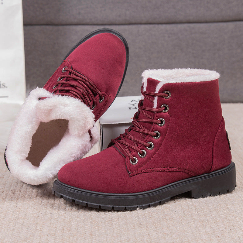 Damen - Winterstiefel - Rutschfeste Sohle - Warm und Bequem für kalte Tage