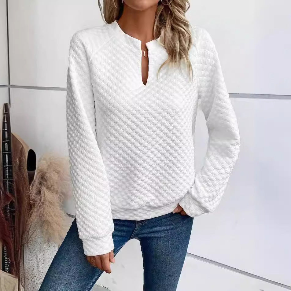 Damen - Modischer Pullover - Gemütlicher Strickstil - Bequeme Mode für jeden Anlass