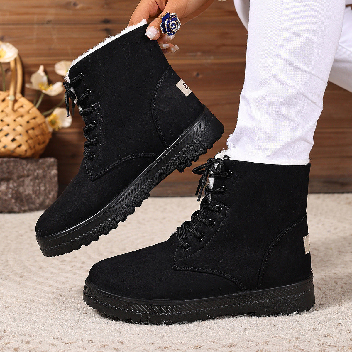 Damen - Winterstiefel - Warm gefüttert - Bequemer Schuh für kalte Tage