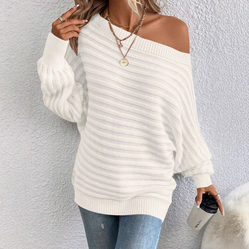 Damen - Strickpullover - Weiches Material - Entspannte Passform - Gemütlicher Stil für jeden Anlass