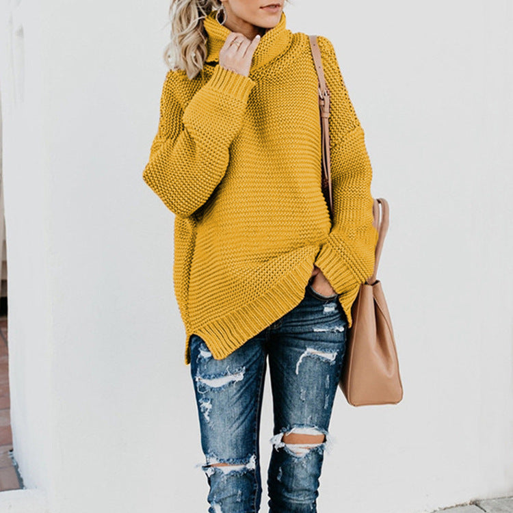 Damen - Rollkragenpullover - Weicher Strick - Gemütliche Mode für jeden Anlass