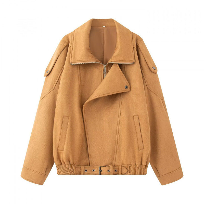 Damen - Übergröße Jacke - Weichem Material - Lässiger Stil für jeden Anlass