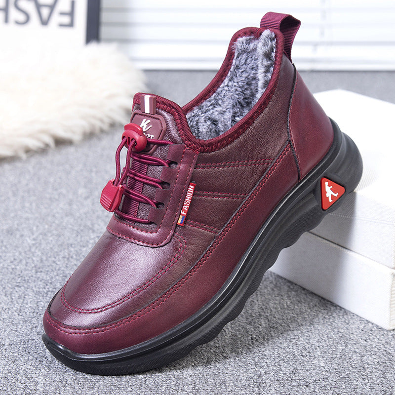 Damen - Kuschelige Freizeit Sneakers - Warmes Innenfutter für ultimativen Komfort - Perfekt für jede Gelegenheit
