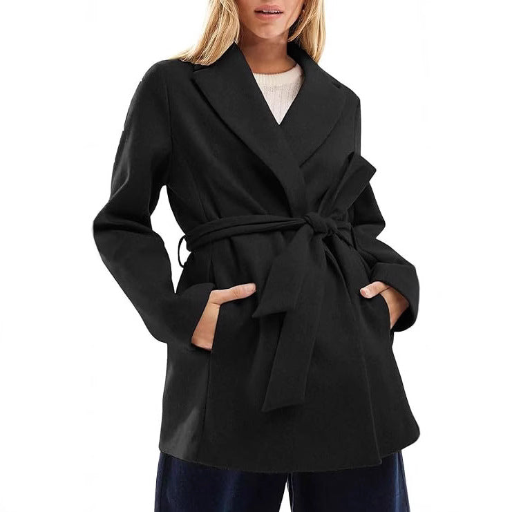 Damen - Wickeljacke - Weichem stoff - Bequeme Passform - Stilvoll und vielseitig