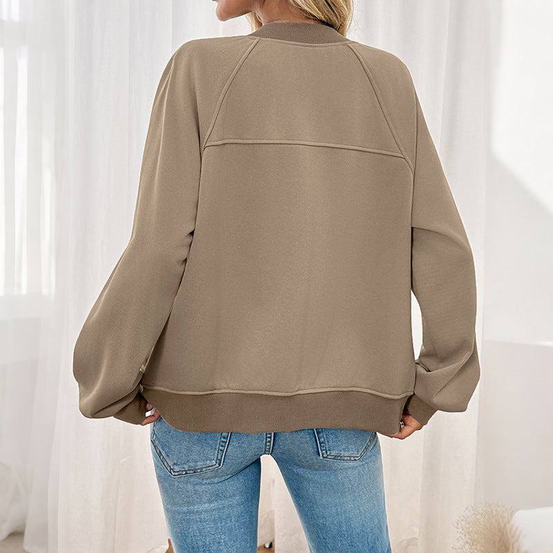 Damen - Sweatjacke - Bequeme Passform - Hochwertigem Material - Lässiger Stil für jeden Anlass