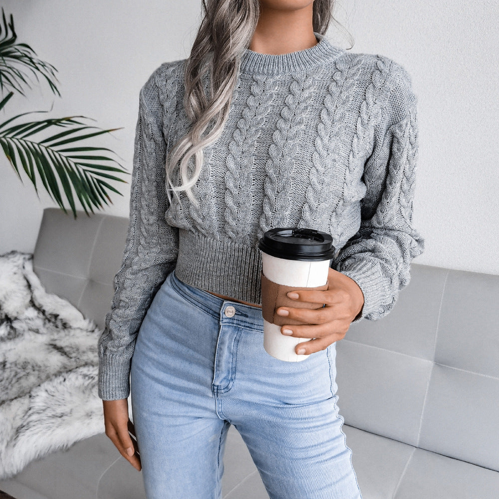 Damen - Moderner Strickpulli - Taillierte Passform - Stilvoller Komfort für jede Gelegenheit