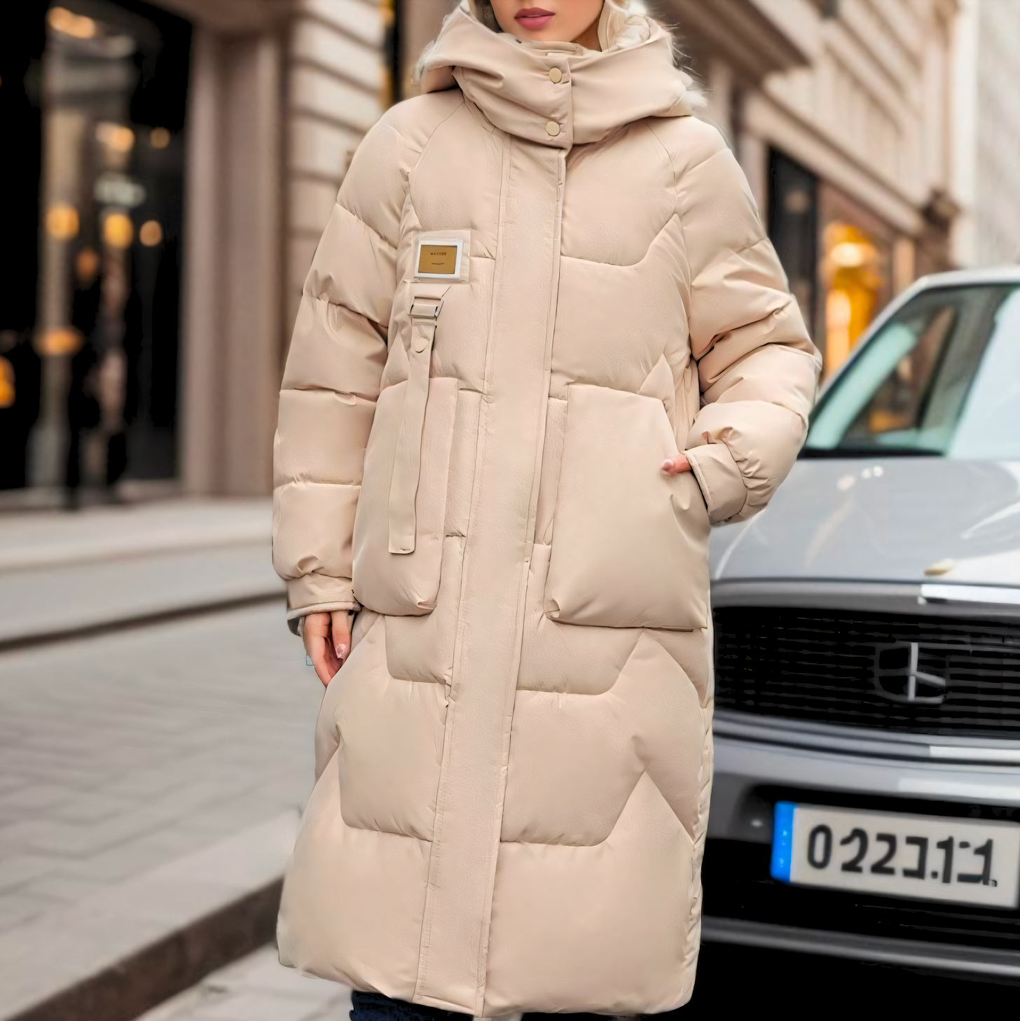 Damen - Wintermantel - Langer bauschiger - Warm & Stylisch - Perfekter Schutz für kalte Tage