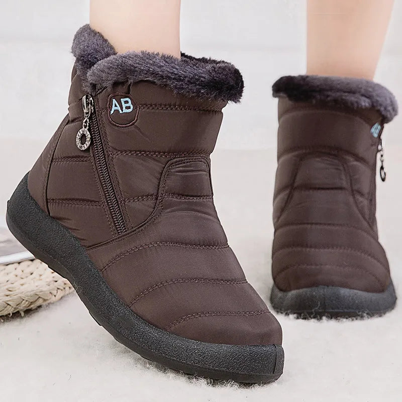Damen - Winterstiefel - Lässiger Stil - Wasserdicht und warm für ultimativen Komfort