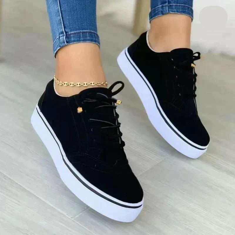 Damen - Bequeme Laufschuhe - Hochwertigem leder - Leicht, Atmungsaktiv & Ideal für Fitness im Alltag