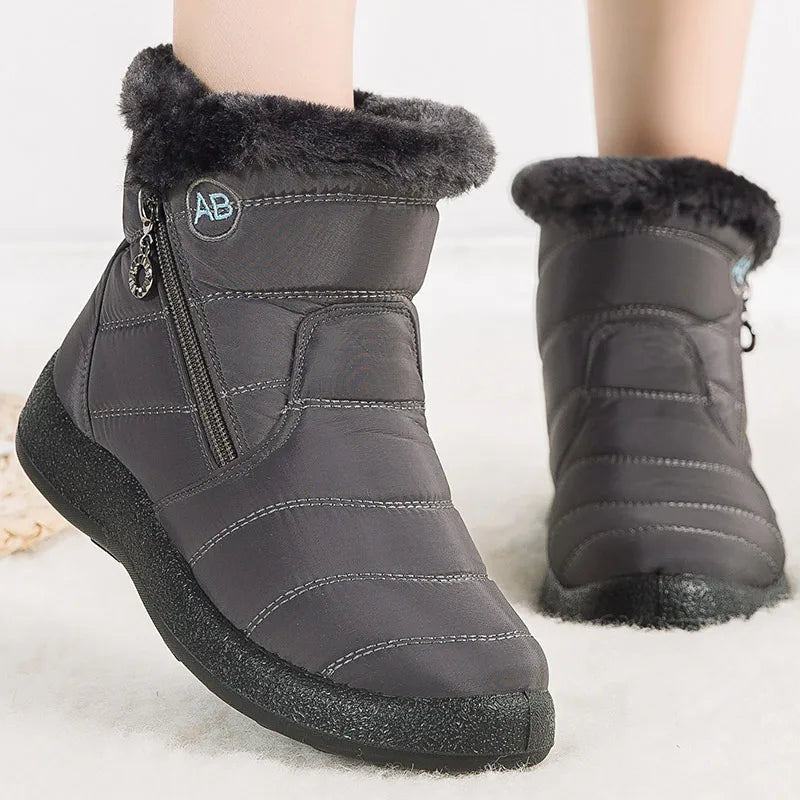 Damen - Winterstiefel - Lässiger Stil - Wasserdicht und warm für ultimativen Komfort