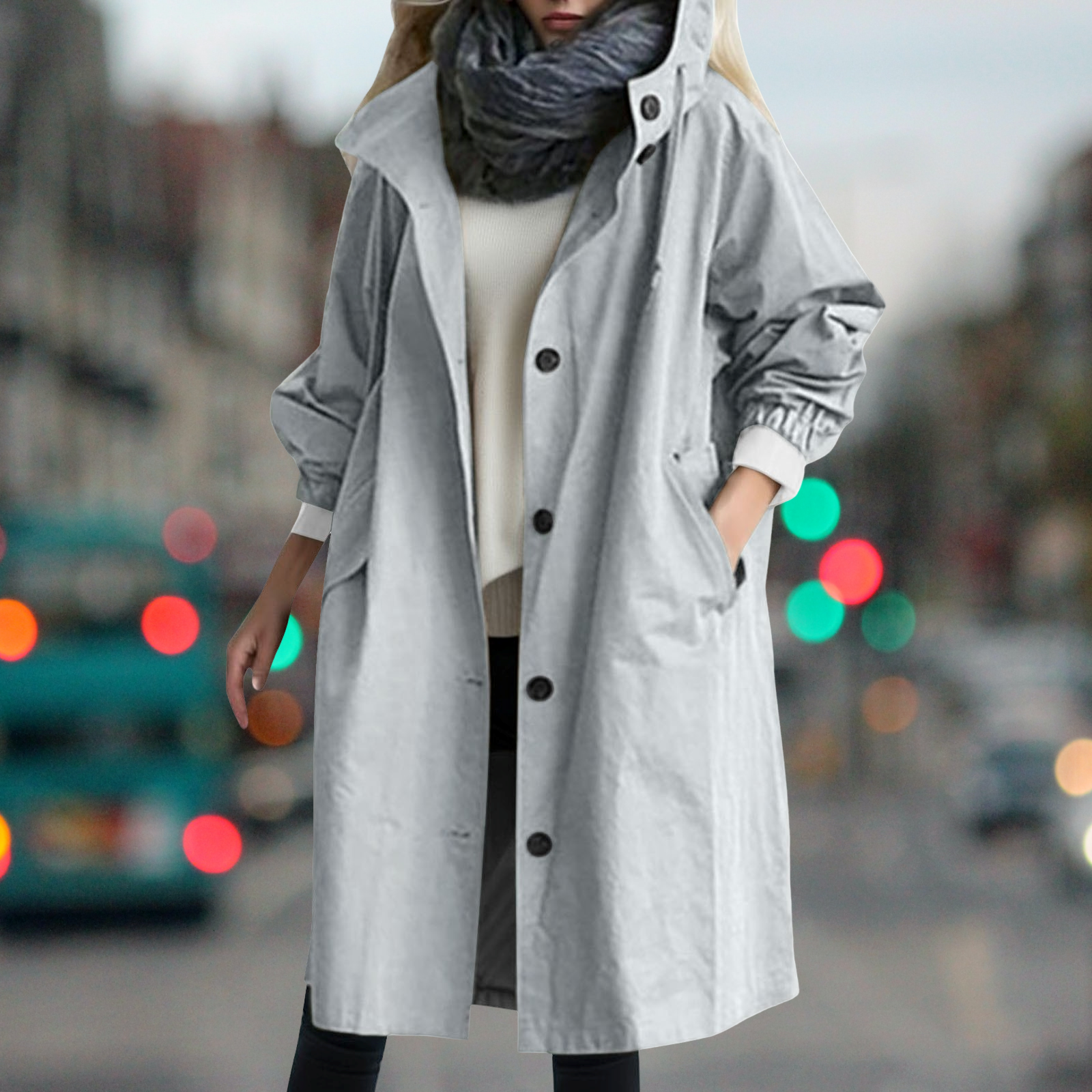 Bethany - Warmer, wasserdichter Trenchcoat