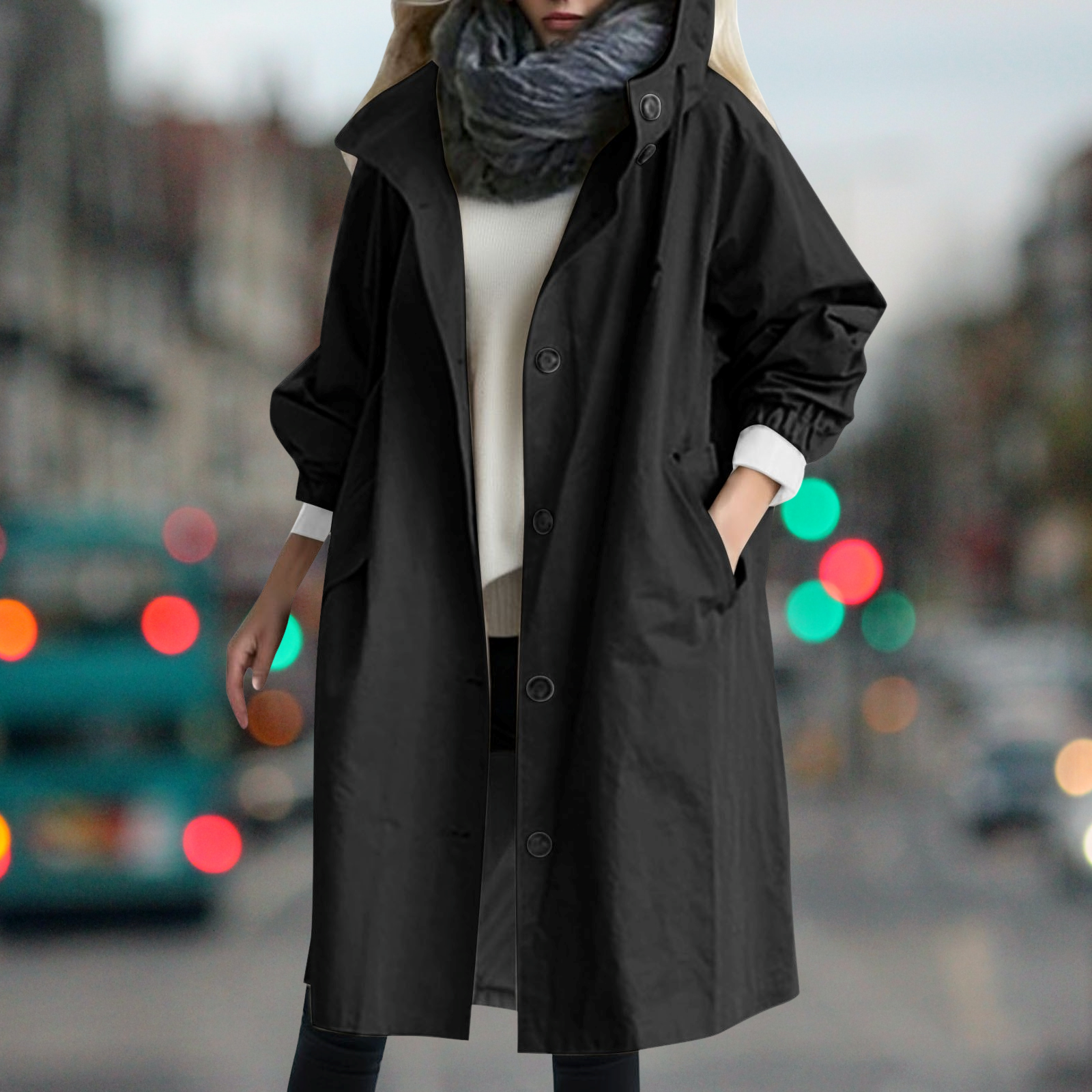 Bethany - Warmer, wasserdichter Trenchcoat