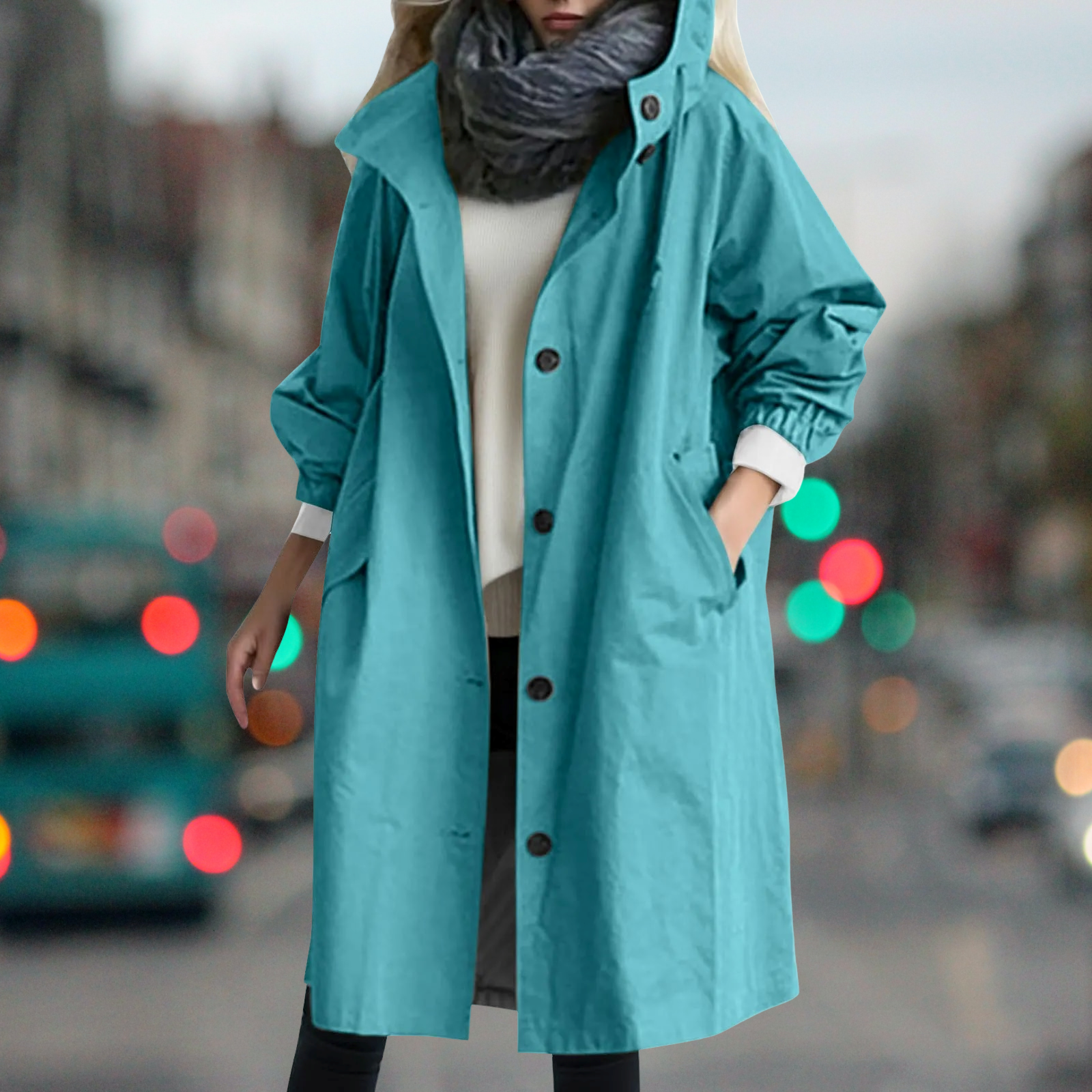 Bethany - Warmer, wasserdichter Trenchcoat