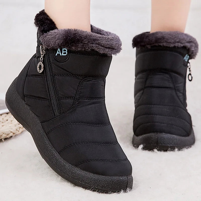 Damen - Winterstiefel - Lässiger Stil - Wasserdicht und warm für ultimativen Komfort