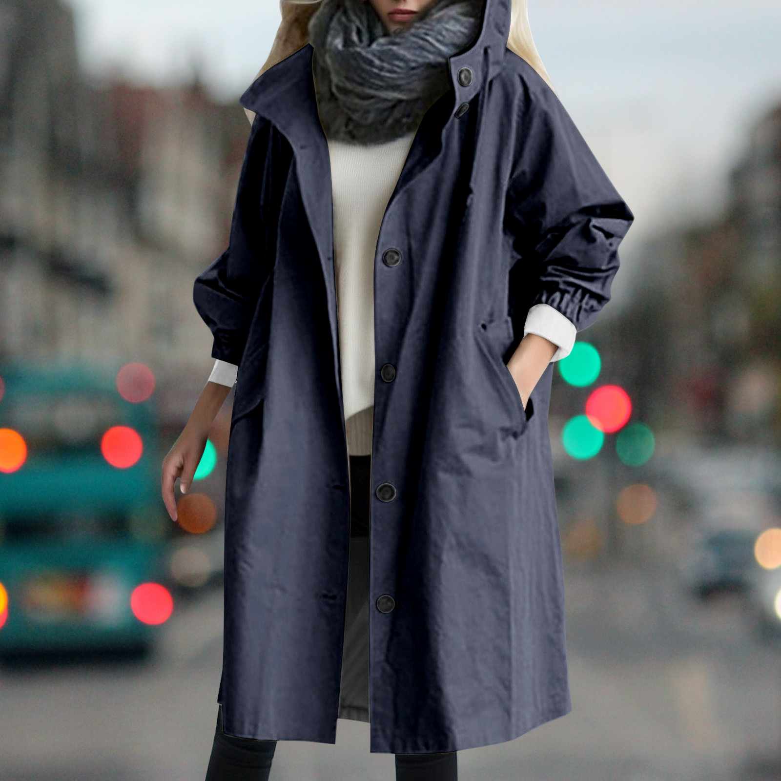 Bethany - Warmer, wasserdichter Trenchcoat