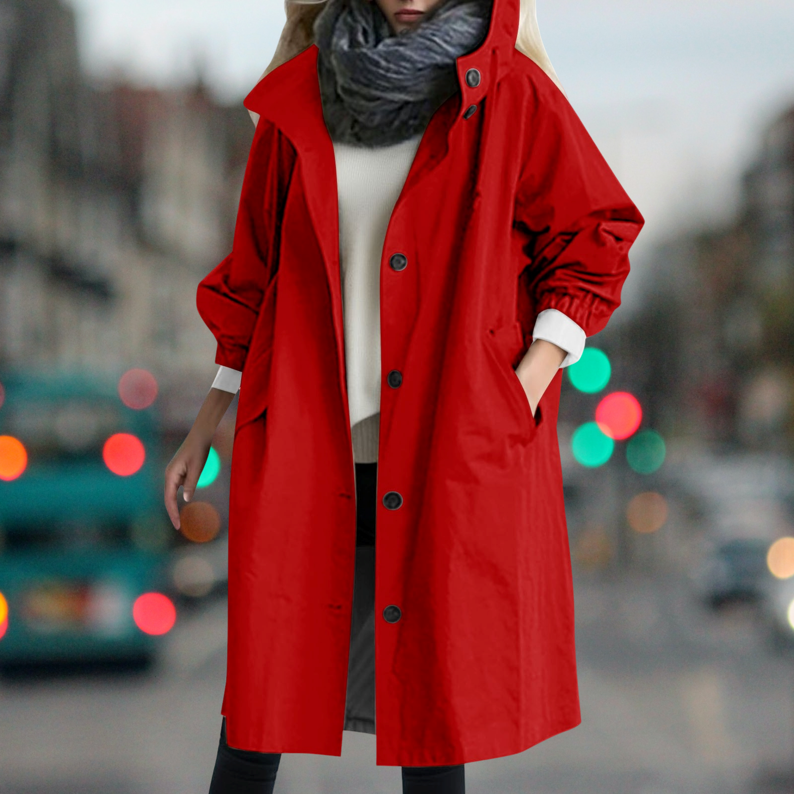 Bethany - Warmer, wasserdichter Trenchcoat