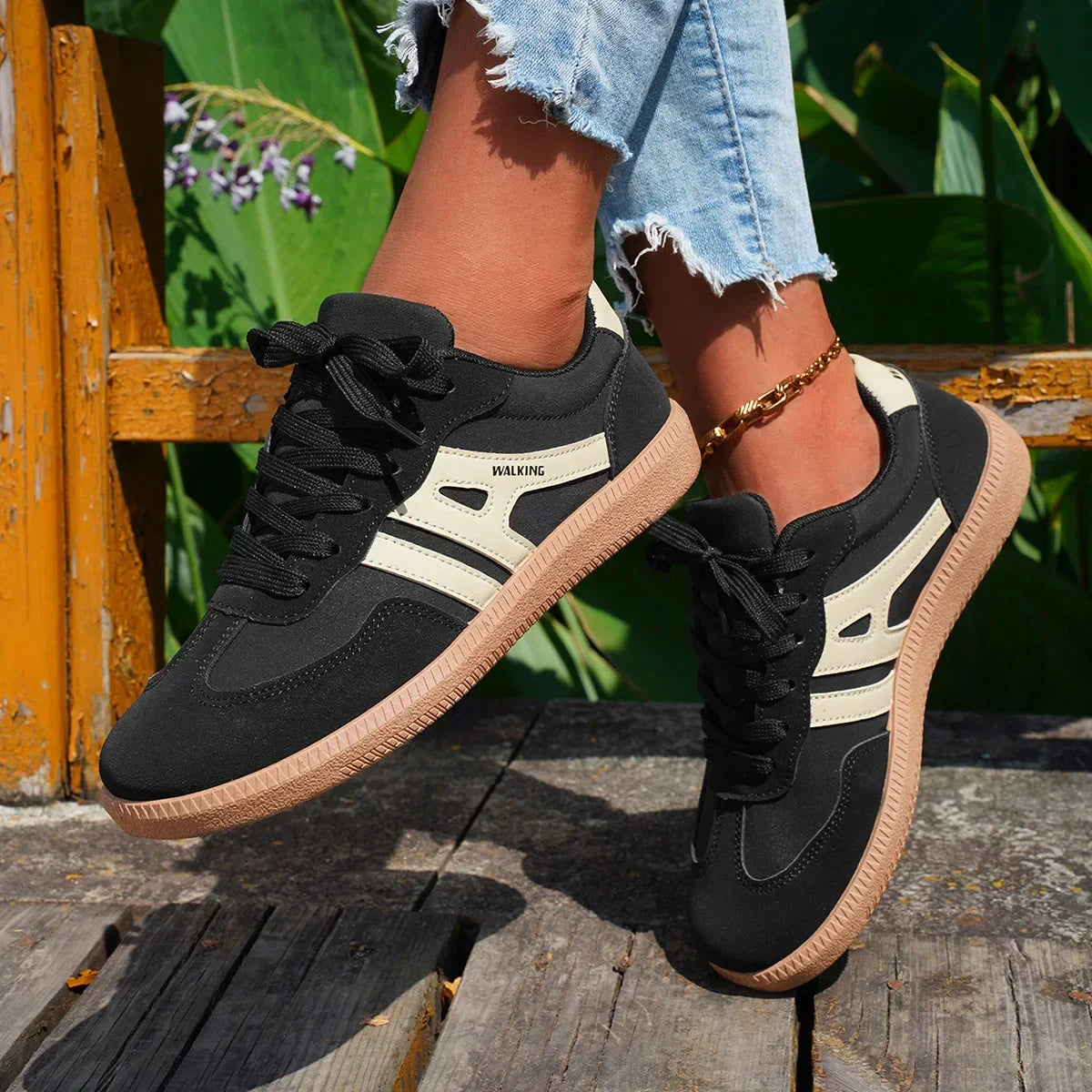 Damen - Bequeme Schuhe - Atmungsaktiven Materialien - Stützende Schuhe für den ganzen Tag - Ideal für jeden Anlass