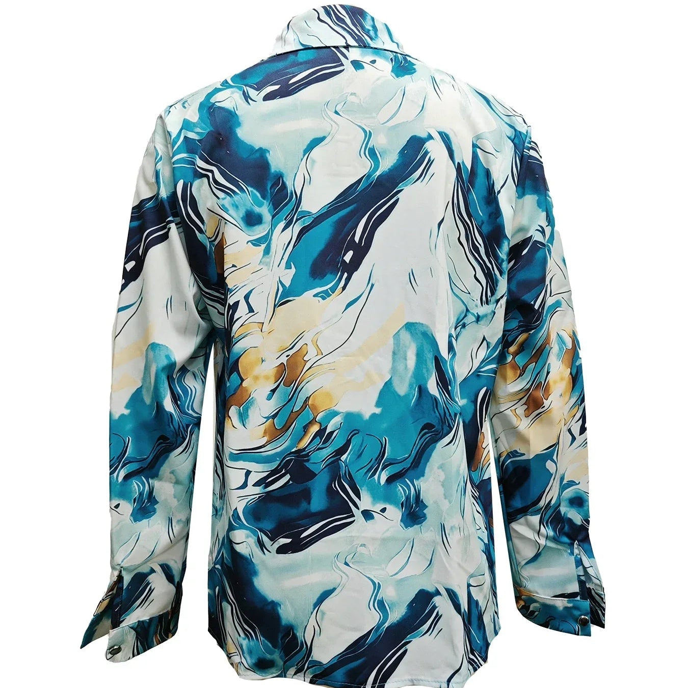 Damen - Hemd - Satinstoff - Fließendes elegantes Shirt für stilvolle Anlässe