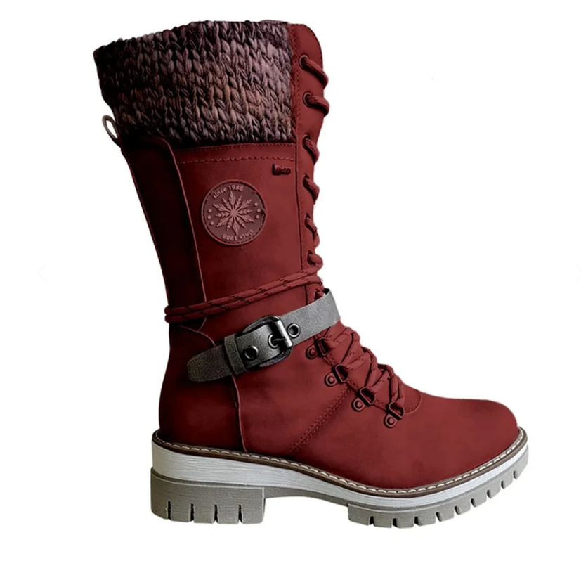 Damen - Winterstiefel - Seitlicher Reißverschluss - Stilvolle und bequeme Mode