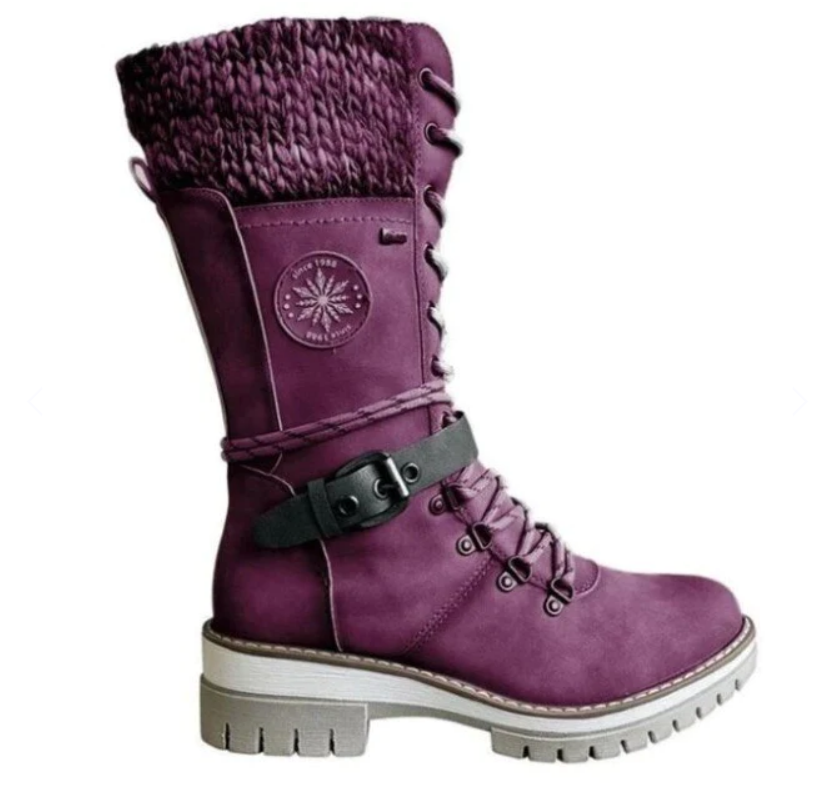 Damen - Winterstiefel - Seitlicher Reißverschluss - Stilvolle und bequeme Mode