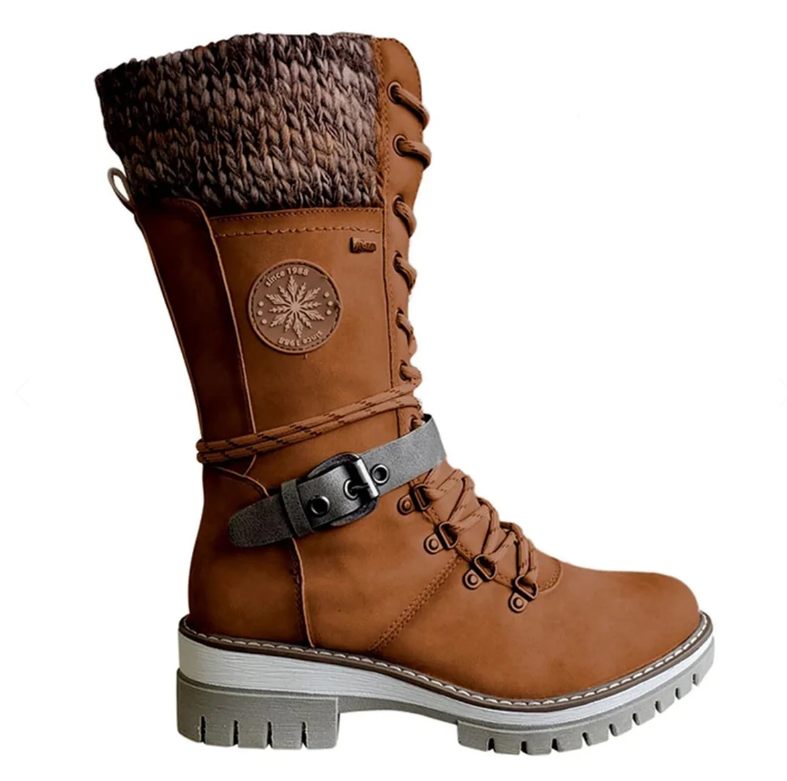 Damen - Winterstiefel - Seitlicher Reißverschluss - Stilvolle und bequeme Mode