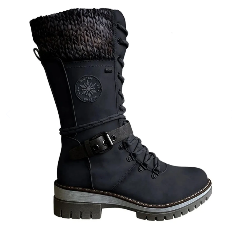 Damen - Winterstiefel - Seitlicher Reißverschluss - Stilvolle und bequeme Mode
