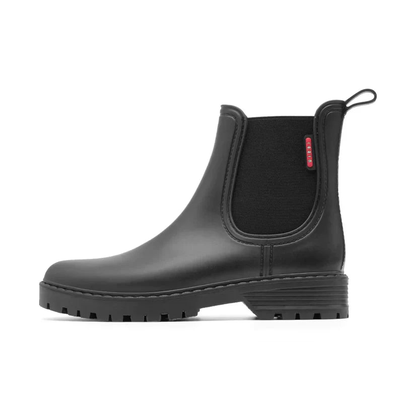 Damen - Chelsea Regenstiefel - Wasserdicht & rutschfest - Stilvolle Gummistiefel für nasses Wetter