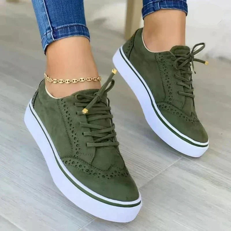 Damen - Bequeme Laufschuhe - Hochwertigem leder - Leicht, Atmungsaktiv & Ideal für Fitness im Alltag