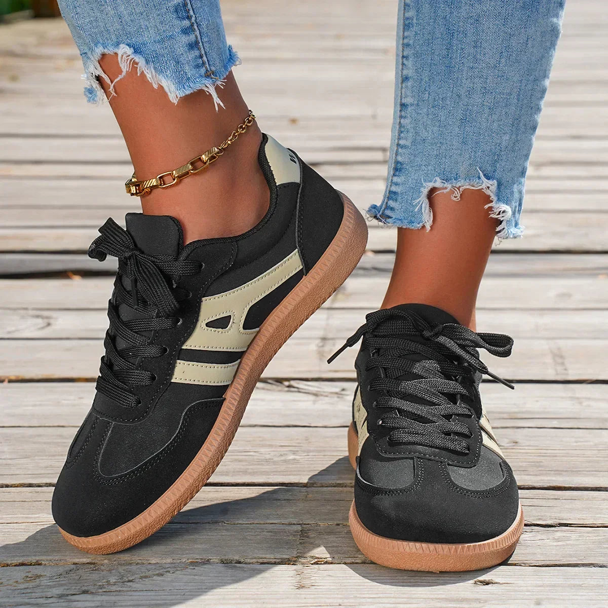 Damen - Bequeme Schuhe - Atmungsaktiven Materialien - Stützende Schuhe für den ganzen Tag - Ideal für jeden Anlass