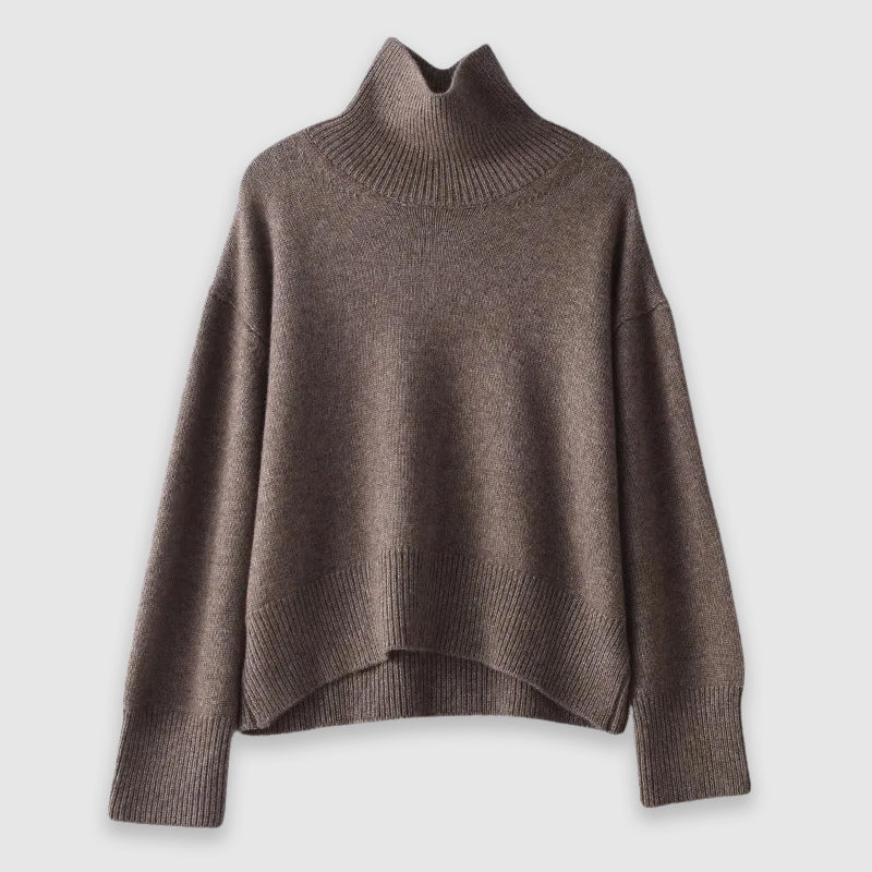 Damen - Rundhalspullover - Kaschmir - Bequemer Stil für jeden Anlass - Eleganz und Komfort vereint
