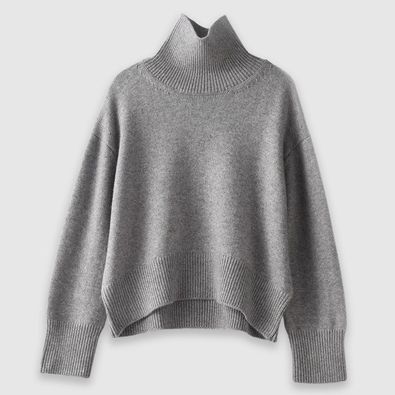 Damen - Rundhalspullover - Kaschmir - Bequemer Stil für jeden Anlass - Eleganz und Komfort vereint