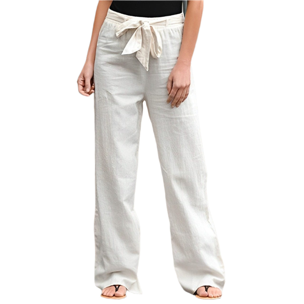 Damen - Leinenhosen - Stilvoll & Bequem - Perfekt für Jeden Anlass - Leichte Sommermode