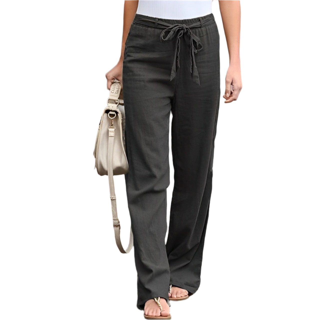 Damen - Leinenhosen - Stilvoll & Bequem - Perfekt für Jeden Anlass - Leichte Sommermode