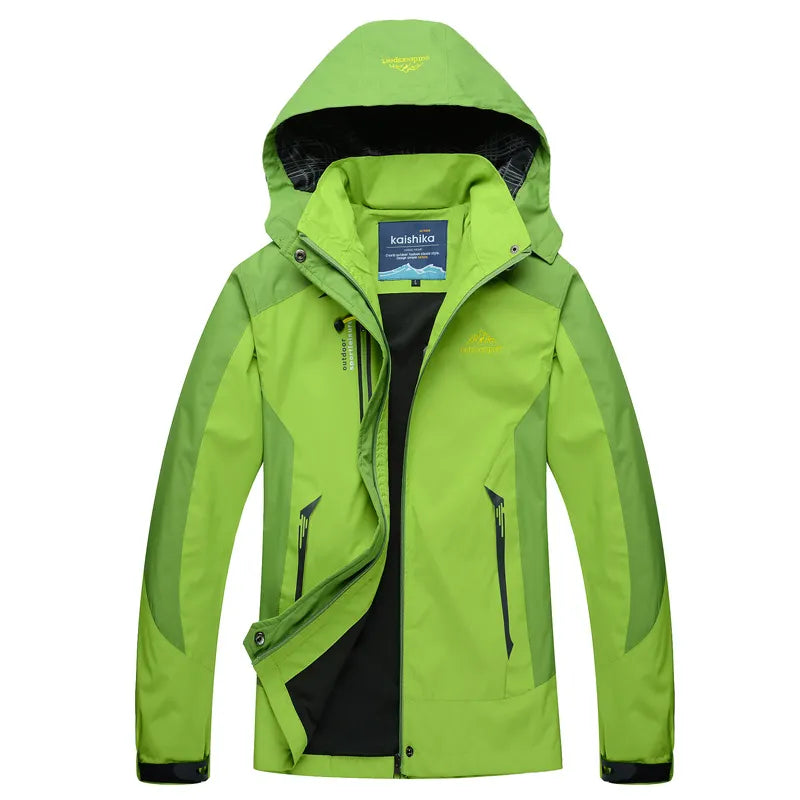 Damen - Windbreaker Jacke - Kapuze - wasserdicht und leicht - Perfekt für Outdoor-Aktivitäten