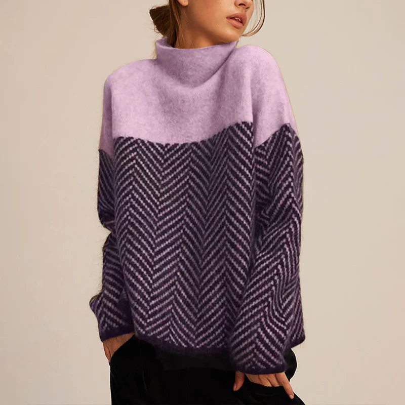 Damen - Rollkragenpullover - Kaschmir - Weich, kuschelig und stilvoll - Perfekt für kalte Tage